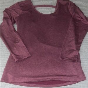 Marika Women's Long Sleeve Top - Plum